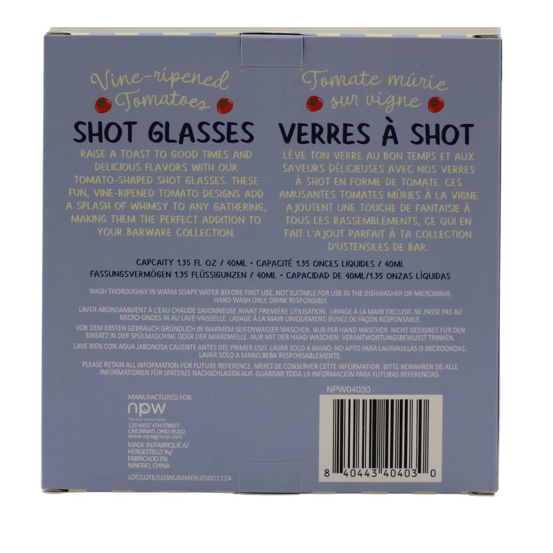 Tomato Vine Ripened Shots NPW Tomato Vine Ripened Shots Bonjour Fete - Party Supplies