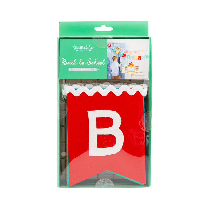 Back to School Felt Banner