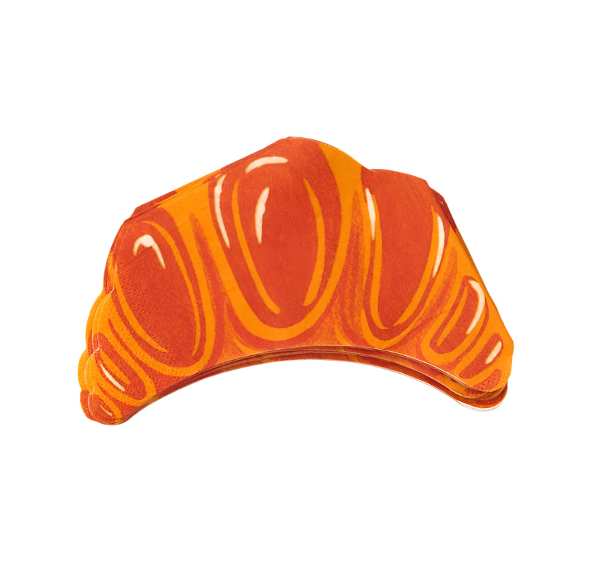 Croissant Die Cut Napkin Paper Source Wholesale Croissant Die Cut Napkin Bonjour Fete - Party Supplies