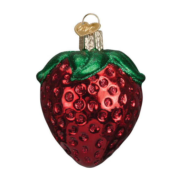 Summer Strawberry Old World Christmas 3 X 2.25 X 2.25 / 28106 Summer Strawberry Bonjour Fete - Party Supplies