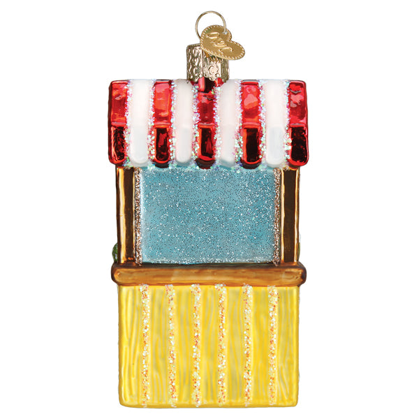 Lemonade Stand Ornament Old World Christmas 4 X 2.25 X 1.25 / 28145 Lemonade Stand Ornament Bonjour Fete - Party Supplies