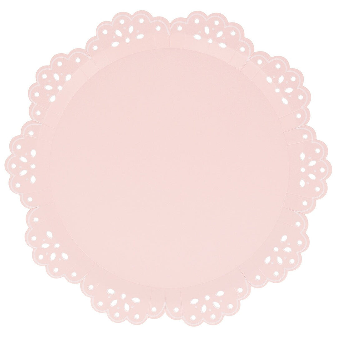 BRODERIE ANGLAISE LACE MULTI PLATES Meri Meri Plates Bonjour Fete - Party Supplies