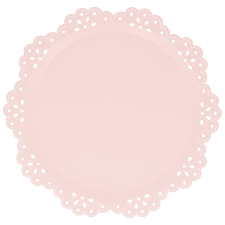 BRODERIE ANGLAISE LACE MULTI PLATES Meri Meri Plates Bonjour Fete - Party Supplies