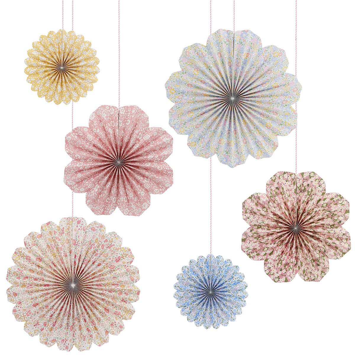 MERI MERI X LIBERTY PAPER PINWHEEL DECORATIONS – Bonjour Fête