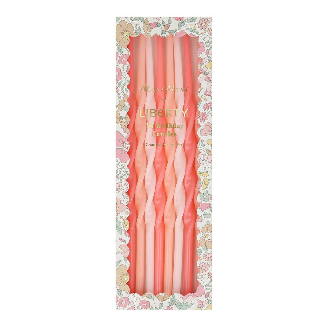 LIBERTY WHARFEDALE PARTY CANDLES Meri Meri Birthday Candles & Sparklers LIBERTY WHARFEDALE PARTY CANDLES Bonjour Fete - Party Supplies