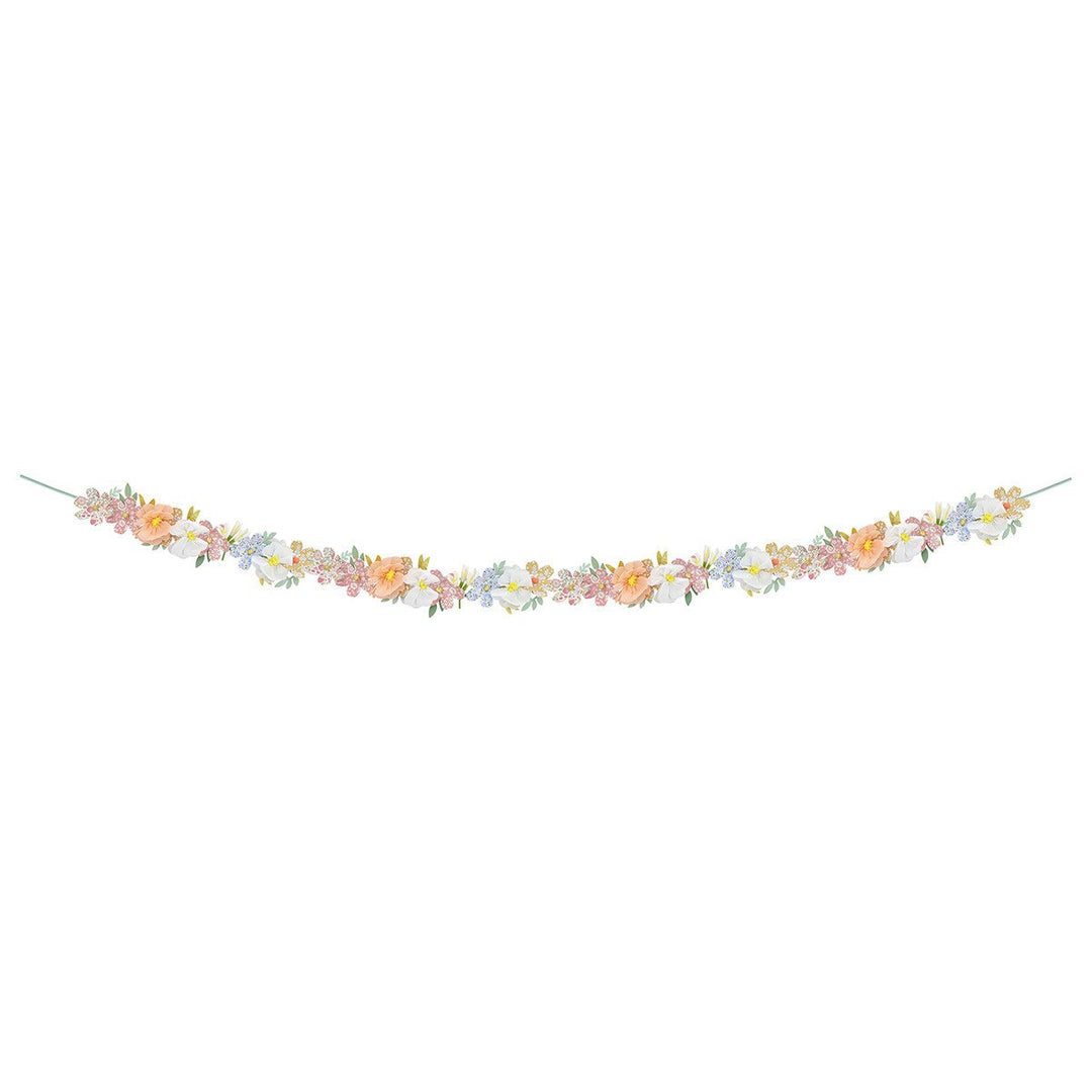MERI MERI X LIBERTY PAPER FLOWER GARLAND Meri Meri Garlands & Banners MERI MERI X LIBERTY PAPER FLOWER GARLAND Bonjour Fete - Party Supplies