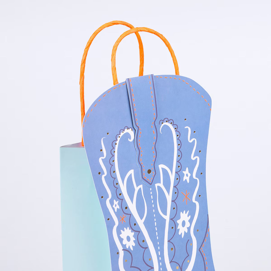 Western Boot Party Favor Bags