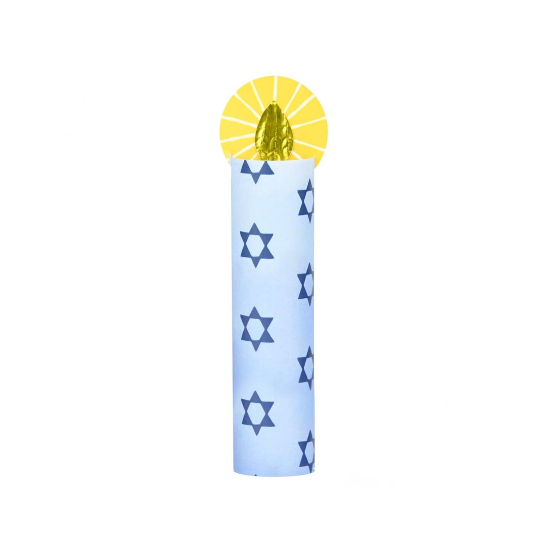 HANUKKAH SURPRISE CANDLE TOPS Malibu Hanukkah Bonjour Fete - Party Supplies