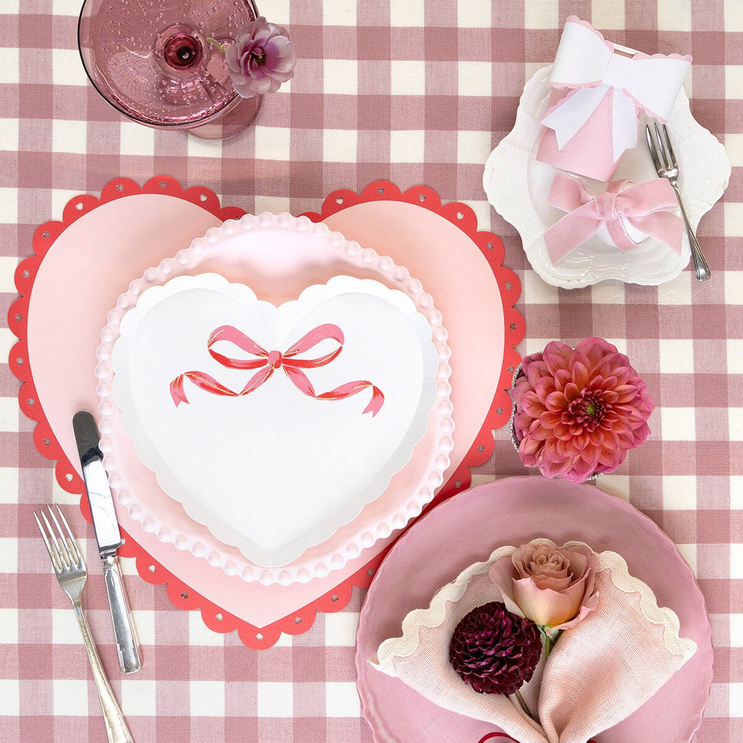 Red & Pink Velvet Bow Surprise Balls