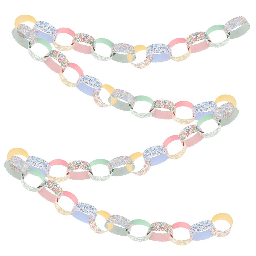 Meri Meri X Liberty Floral Scalloped Paper Chain Garland