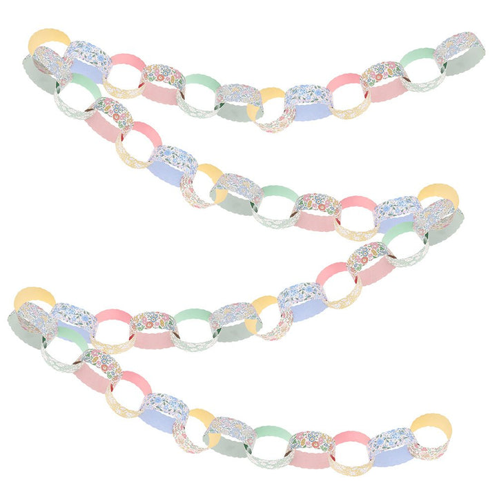 Meri Meri X Liberty Floral Scalloped Paper Chain Garland