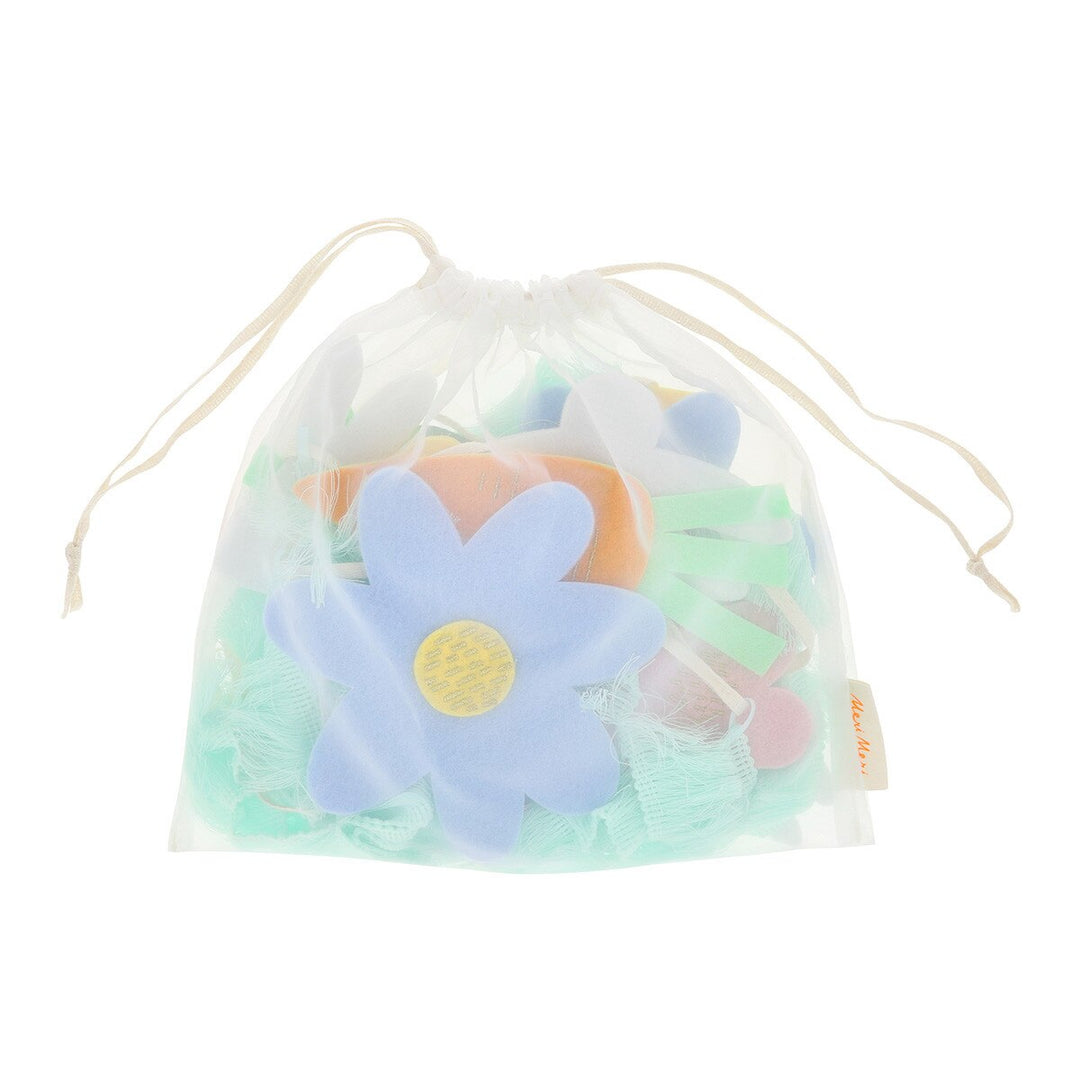 FELT & FRINGE EASTER ICONS GARLAND Meri Meri Easter Decor FELT & FRINGE EASTER ICONS GARLAND Bonjour Fete - Party Supplies