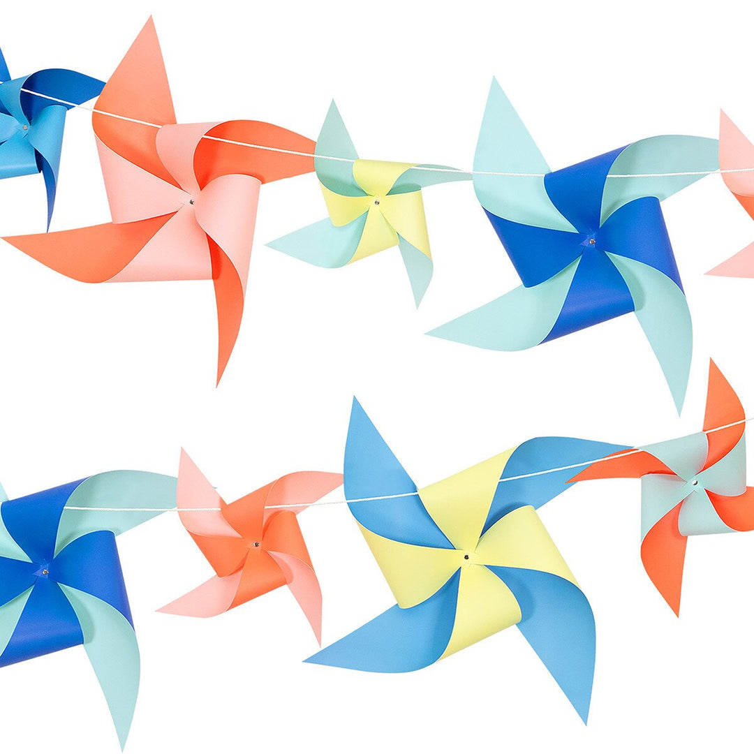 GIANT PINWHEEL GARLAND KIT Meri Meri Garlands & Banners GIANT PINWHEEL GARLAND KIT Bonjour Fete - Party Supplies