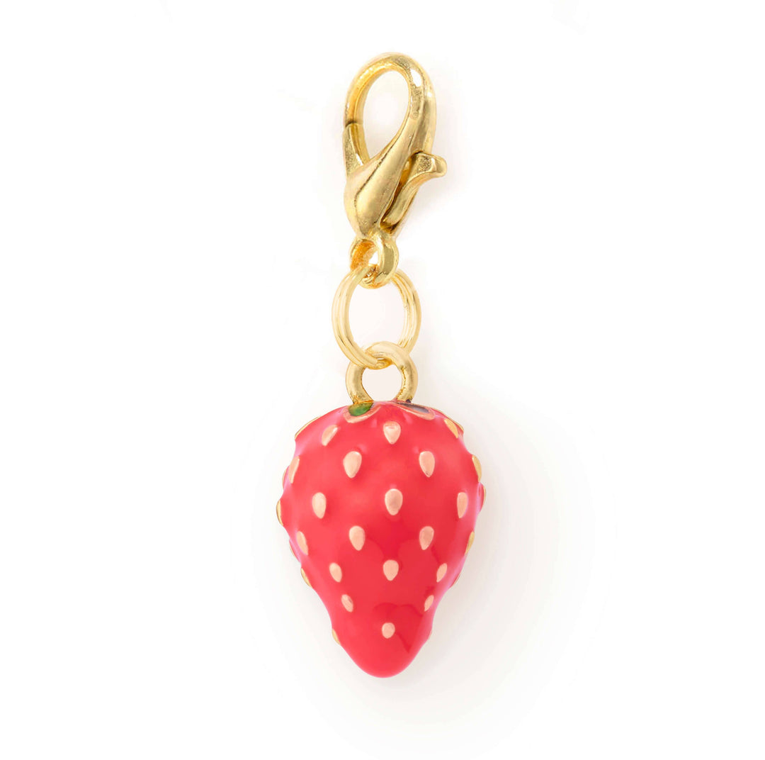 STRAWBERRY DOG COLLAR CHARM The Foggy Dog Pet Accessories STRAWBERRY DOG COLLAR CHARM Bonjour Fete - Party Supplies