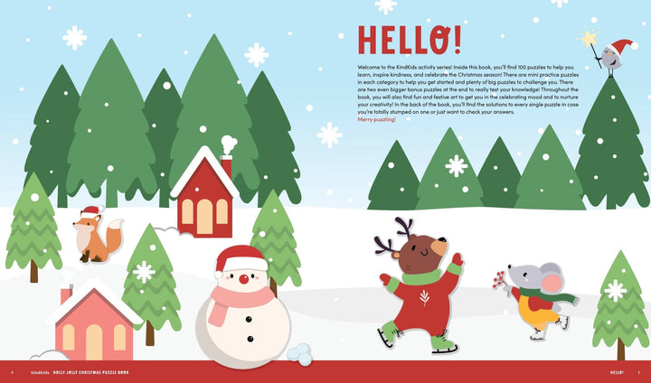 Holly Jolly Christmas Puzzle Book
