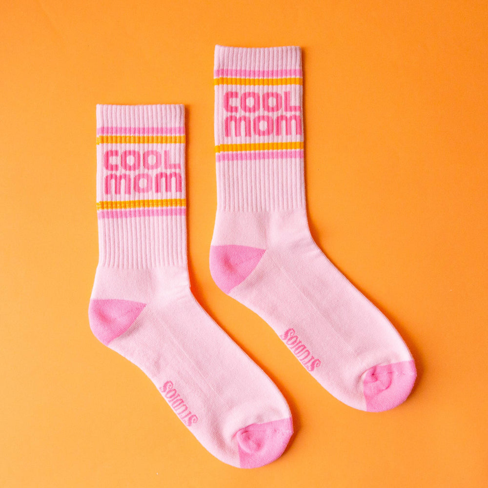 Cool Mom Ribbed Crew Socks Sunshine Studios Cool Mom Ribbed Crew Socks Bonjour Fete - Party Supplies