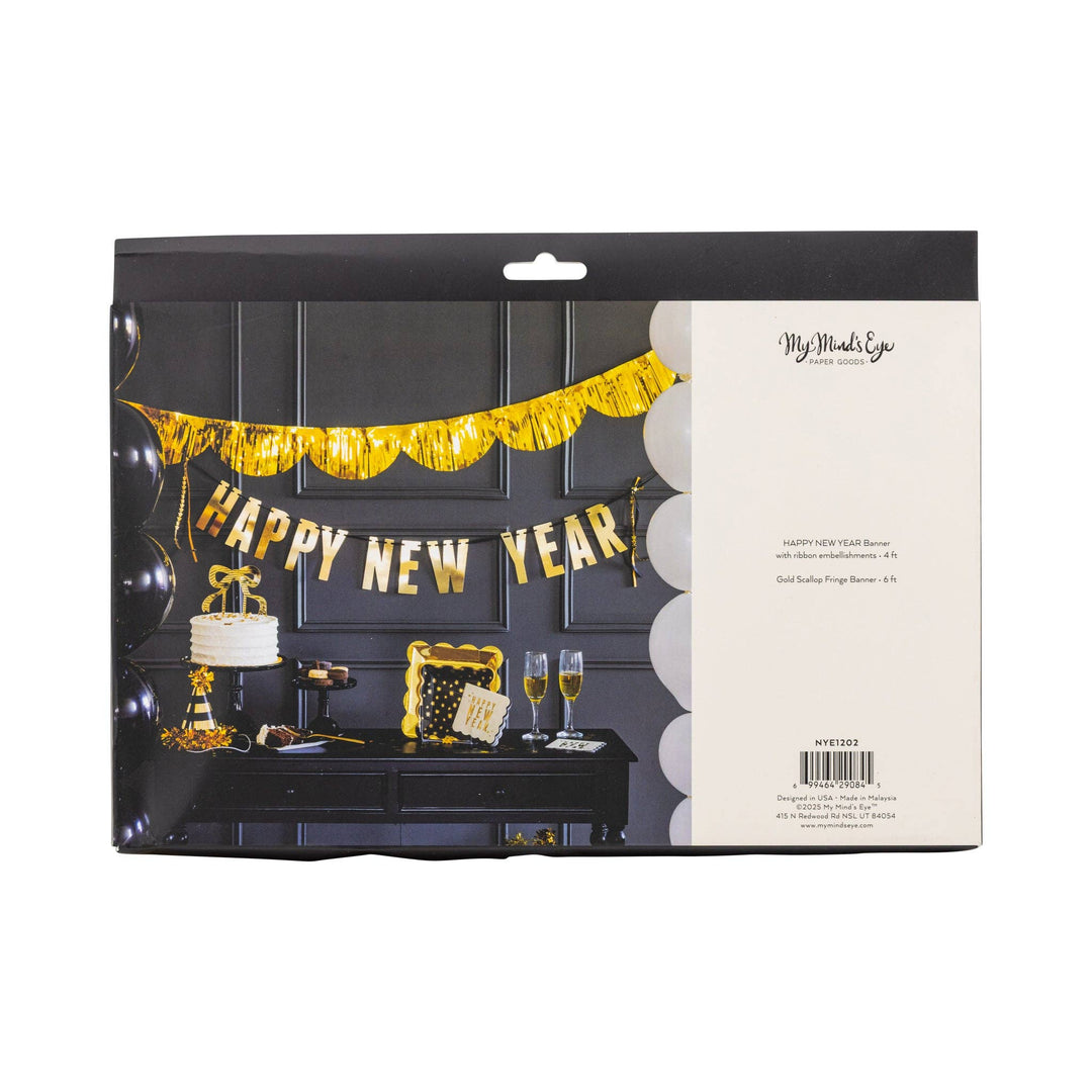 NYE1202 - Happy New Year Banner Set My Mind’s Eye NYE1202 - Happy New Year Banner Set Bonjour Fete - Party Supplies