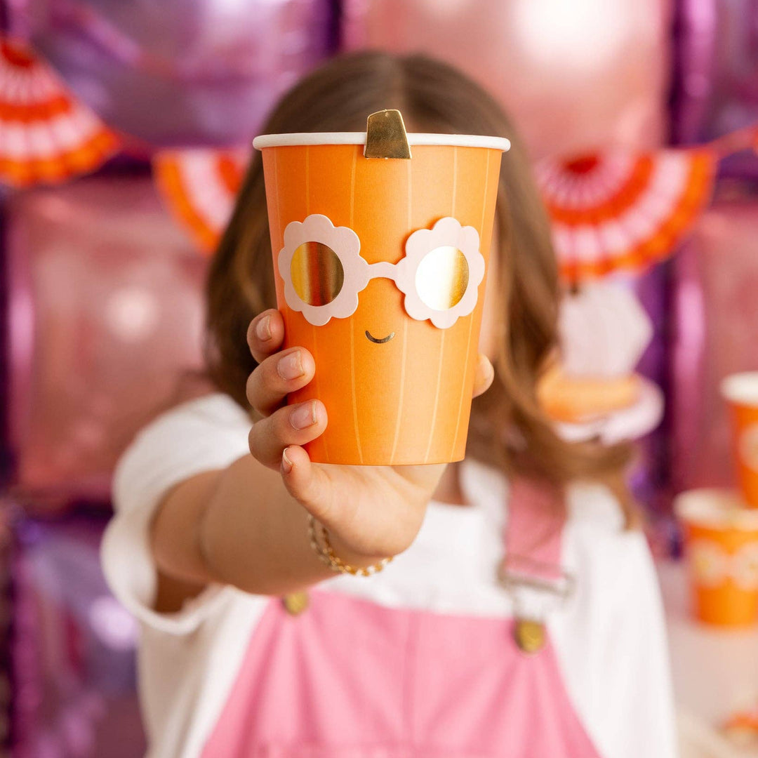 GVP1210 - Groovy Pumpkin Party Cup My Mind’s Eye GVP1210 - Groovy Pumpkin Party Cup Bonjour Fete - Party Supplies