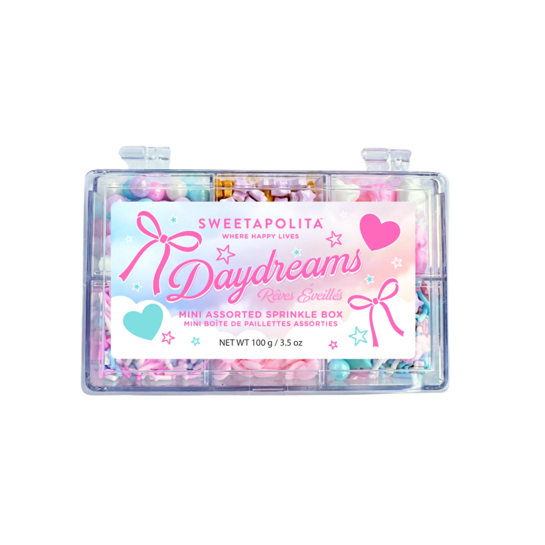 DAYDREAMS MINI ASSORTED SPRINKLE BOX | 3.5oz/100g Sweetapolita DAYDREAMS MINI ASSORTED SPRINKLE BOX | 3.5oz/100g Bonjour Fete - Party Supplies