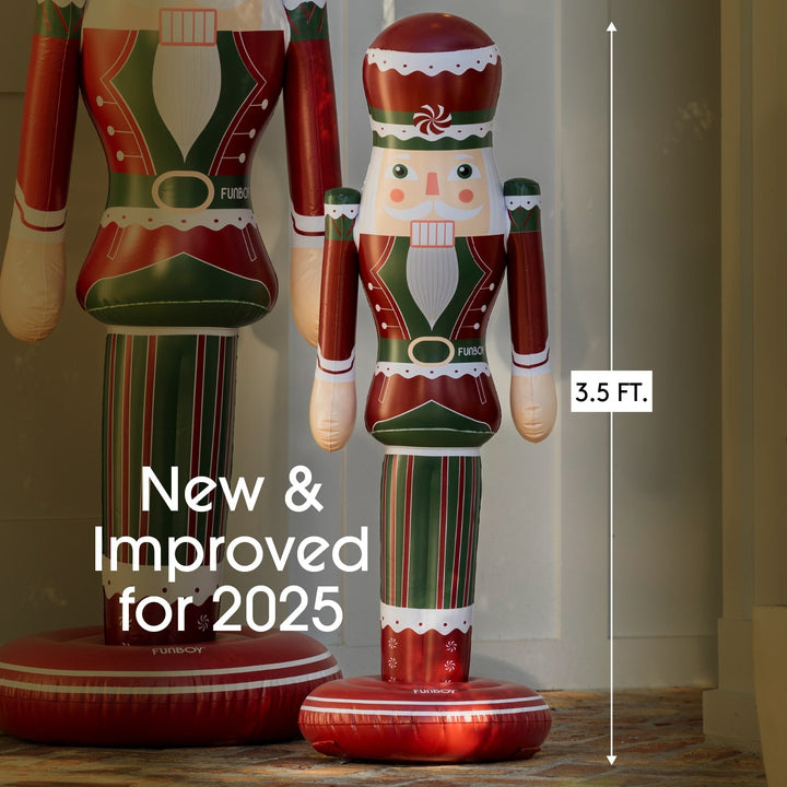 Inflatable Nutcracker Funboy Holiday Decor Inflatable Nutcracker Bonjour Fete - Party Supplies