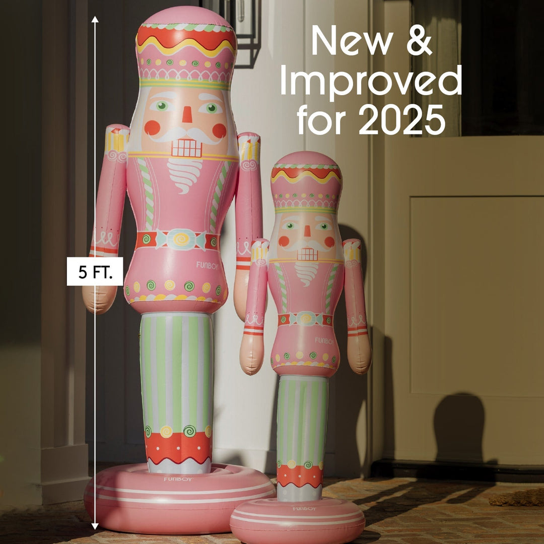 Inflatable Nutcracker Funboy Holiday Decor Inflatable Nutcracker Bonjour Fete - Party Supplies