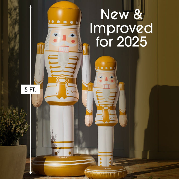 Inflatable Nutcracker Funboy Holiday Decor Inflatable Nutcracker Bonjour Fete - Party Supplies