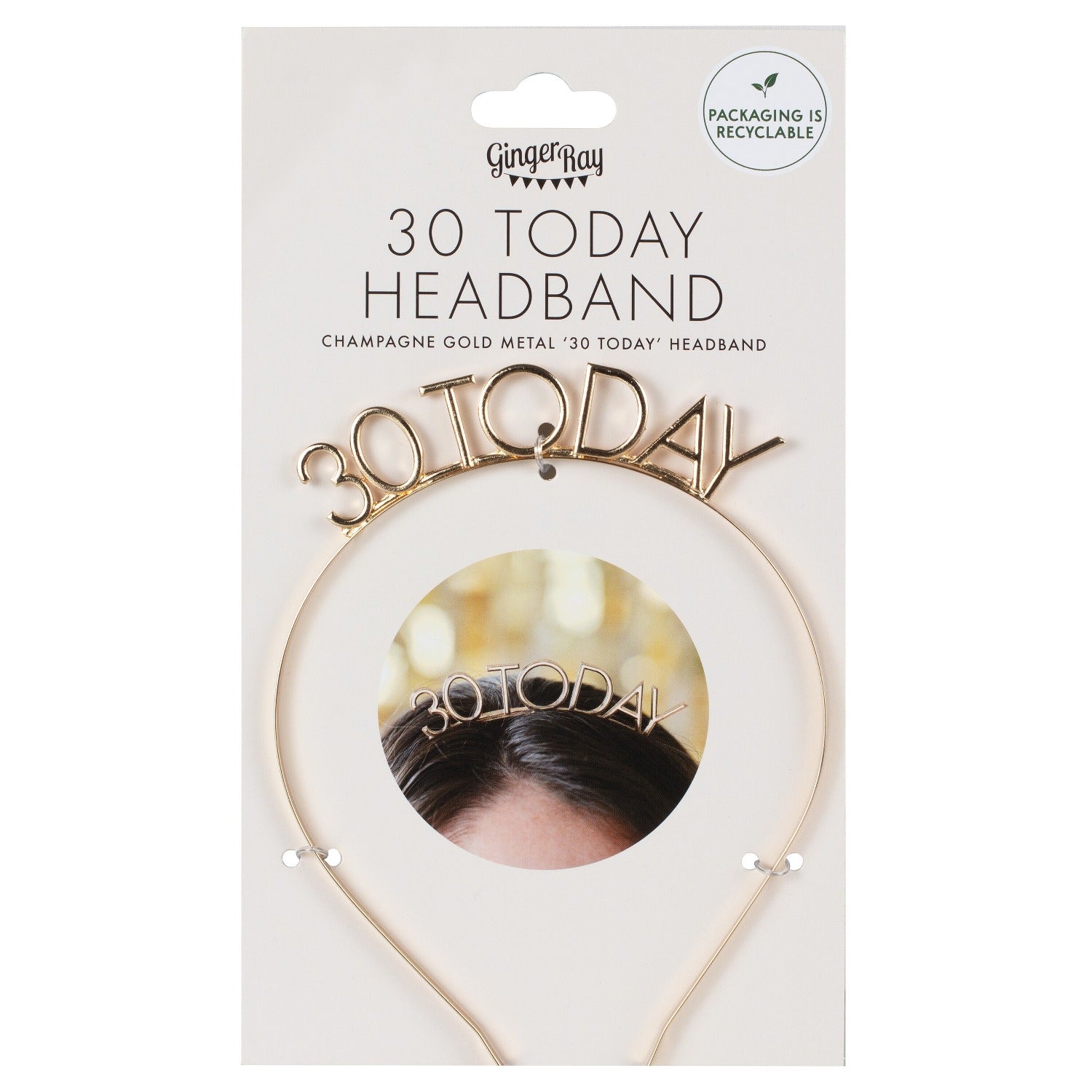 30th on sale birthday headband