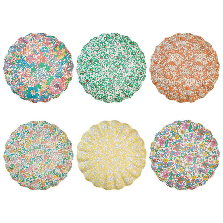 Meri Meri X Liberty Garden Party Reusable Plates