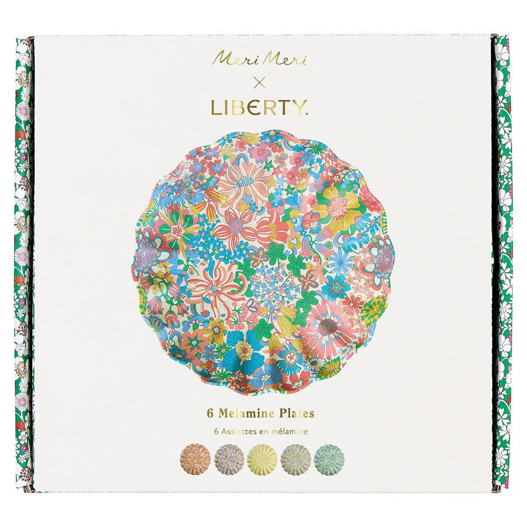Meri Meri X Liberty Garden Party Reusable Plates