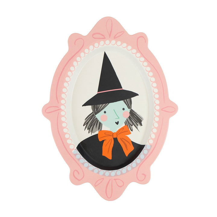 Halloween Portrait Reusable Plates