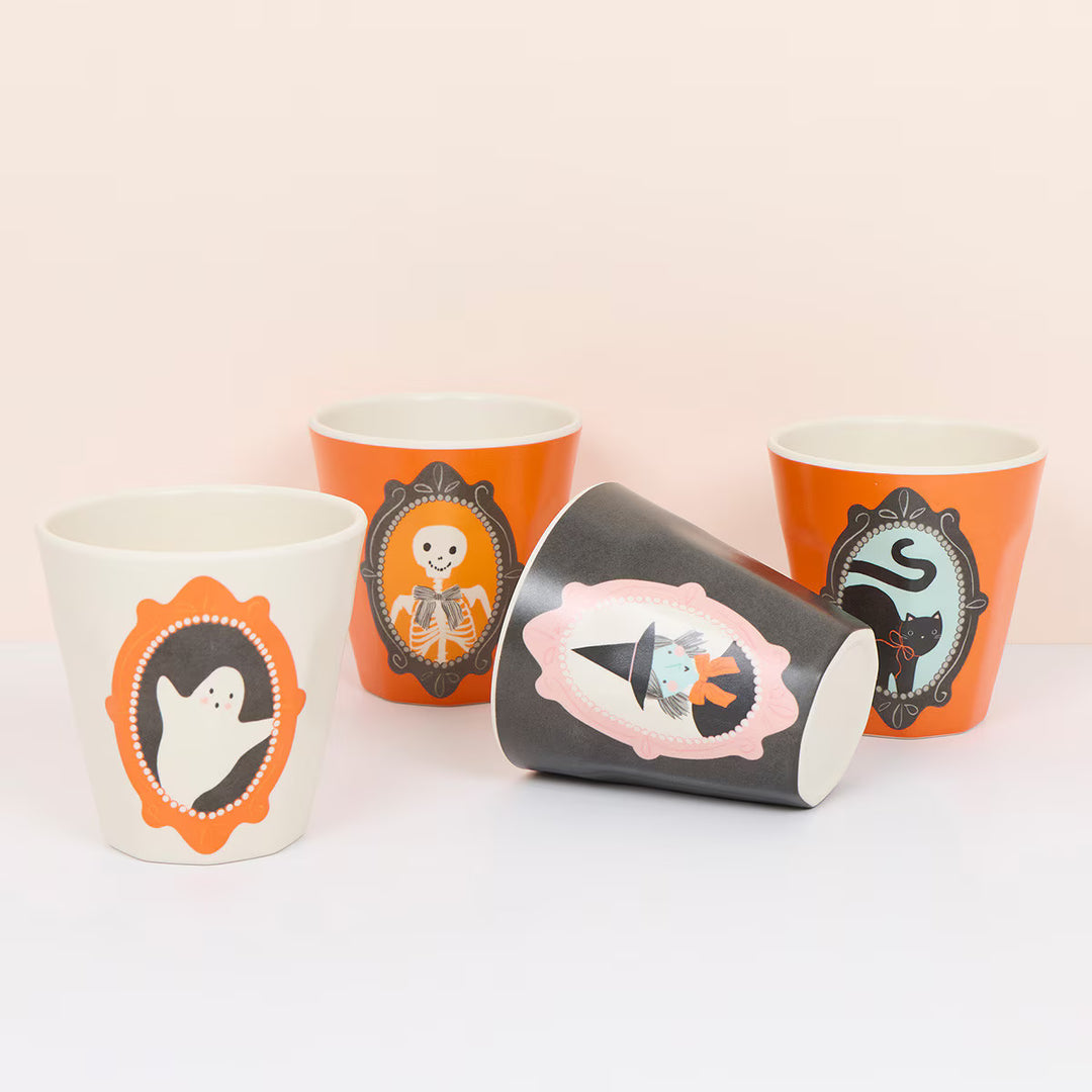 Halloween Portrait Reusable Cups