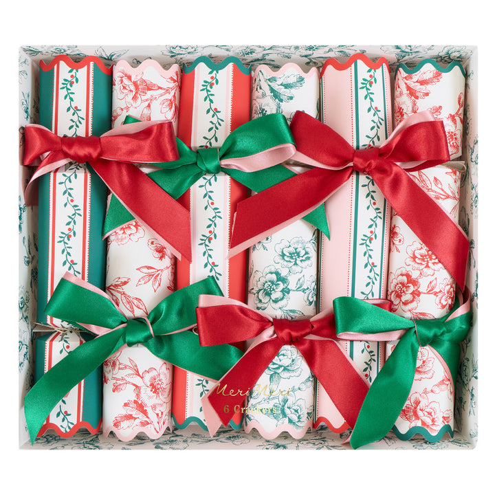 Toile De Jouy Christmas Crackers