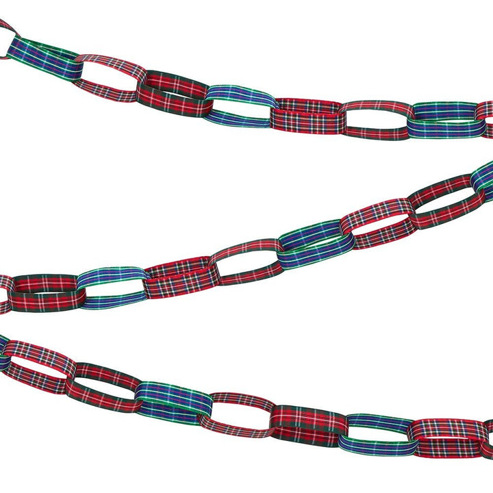 Plaid Chain Link Garland