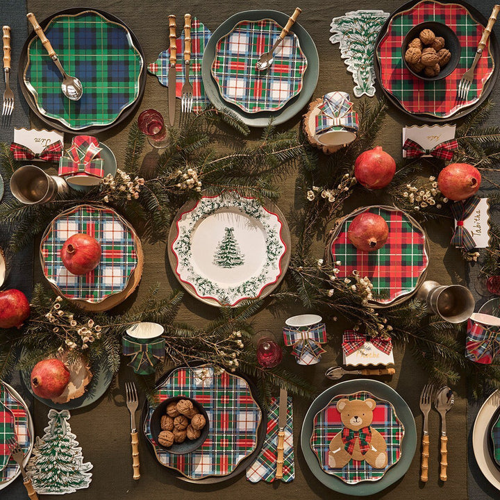 Plaid Place Cards