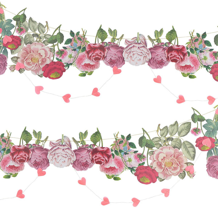 Meri Meri x John Derian Pink Rose Garland Set