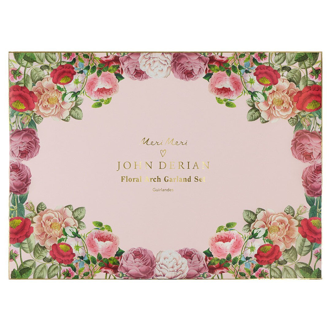 Meri Meri x John Derian Pink Rose Garland Set