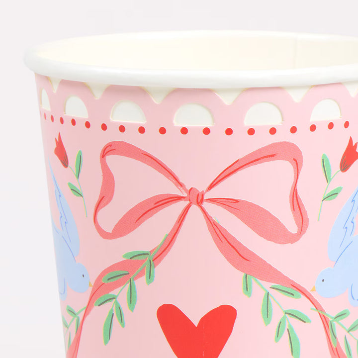 Lovebird Lace Cups