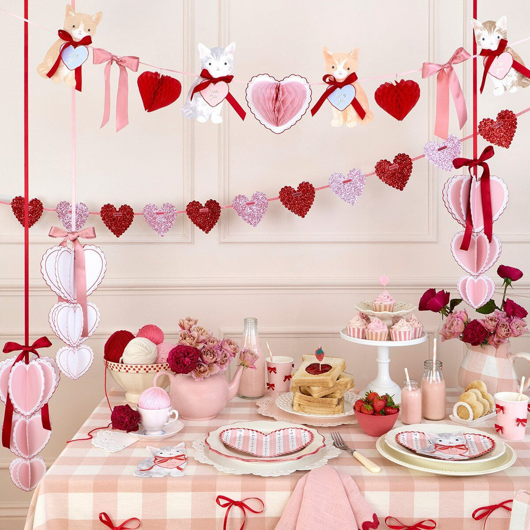 Kitten Valentine's Garland