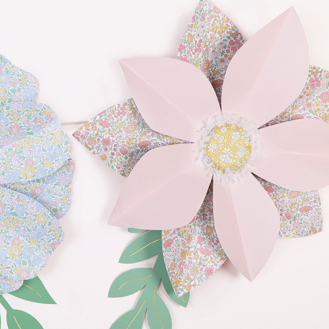 Meri Meri X Liberty Large Paper Flower Garland