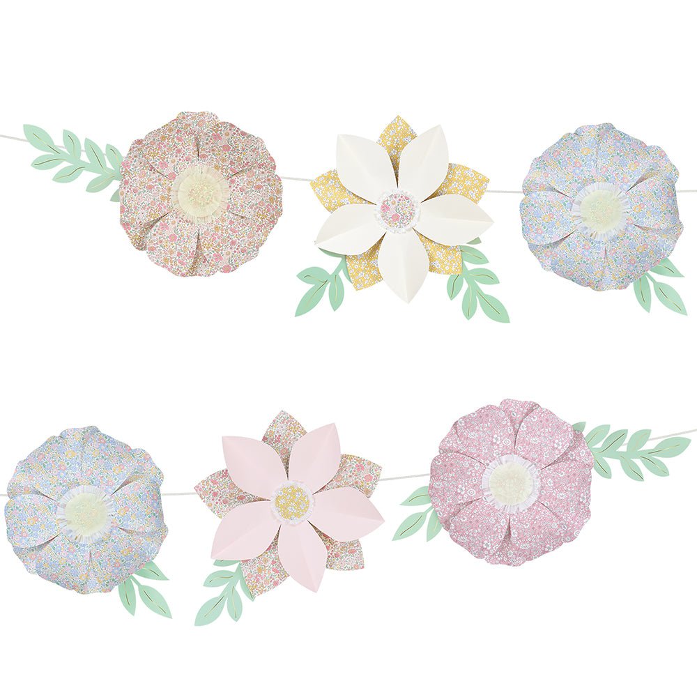 Meri Meri X Liberty Large Paper Flower Garland