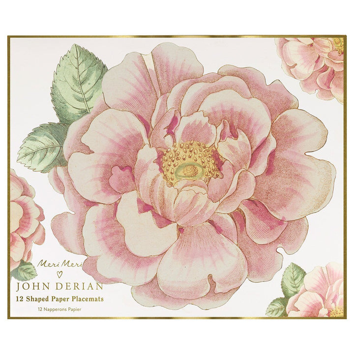 Meri Meri x John Derian Rosa Paper Placemats
