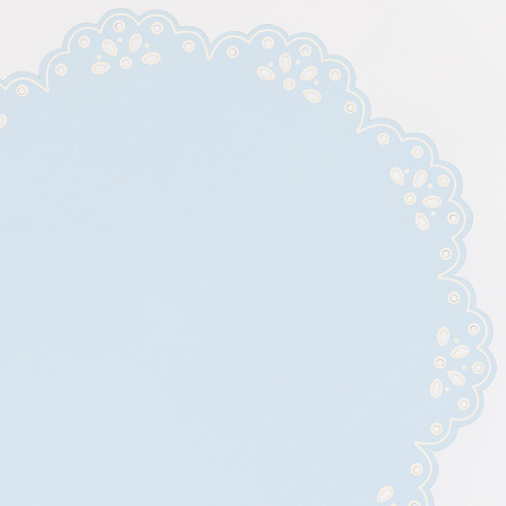 Broderie Anglaise Pastel Paper Placemats