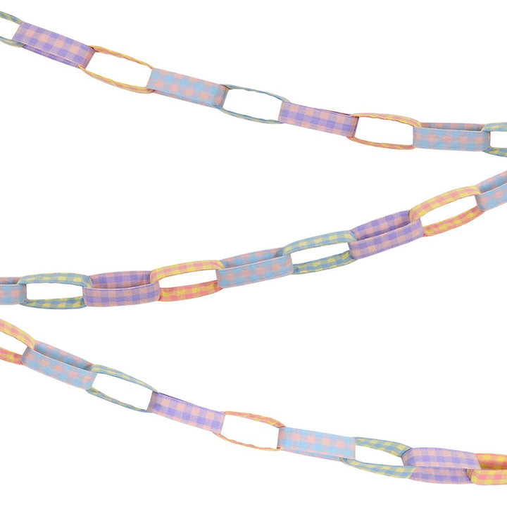 Gingham Spring Chain Garland
