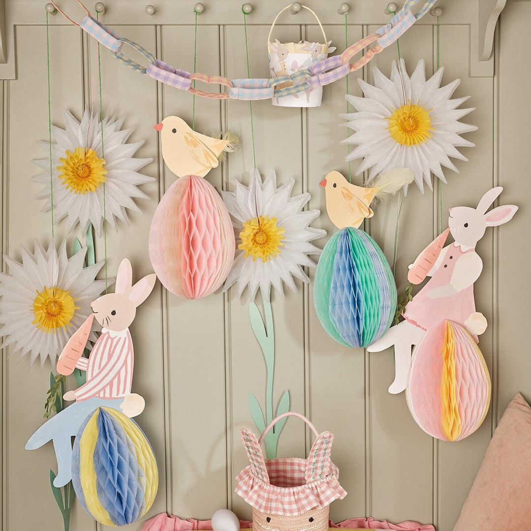 Gingham Spring Chain Garland