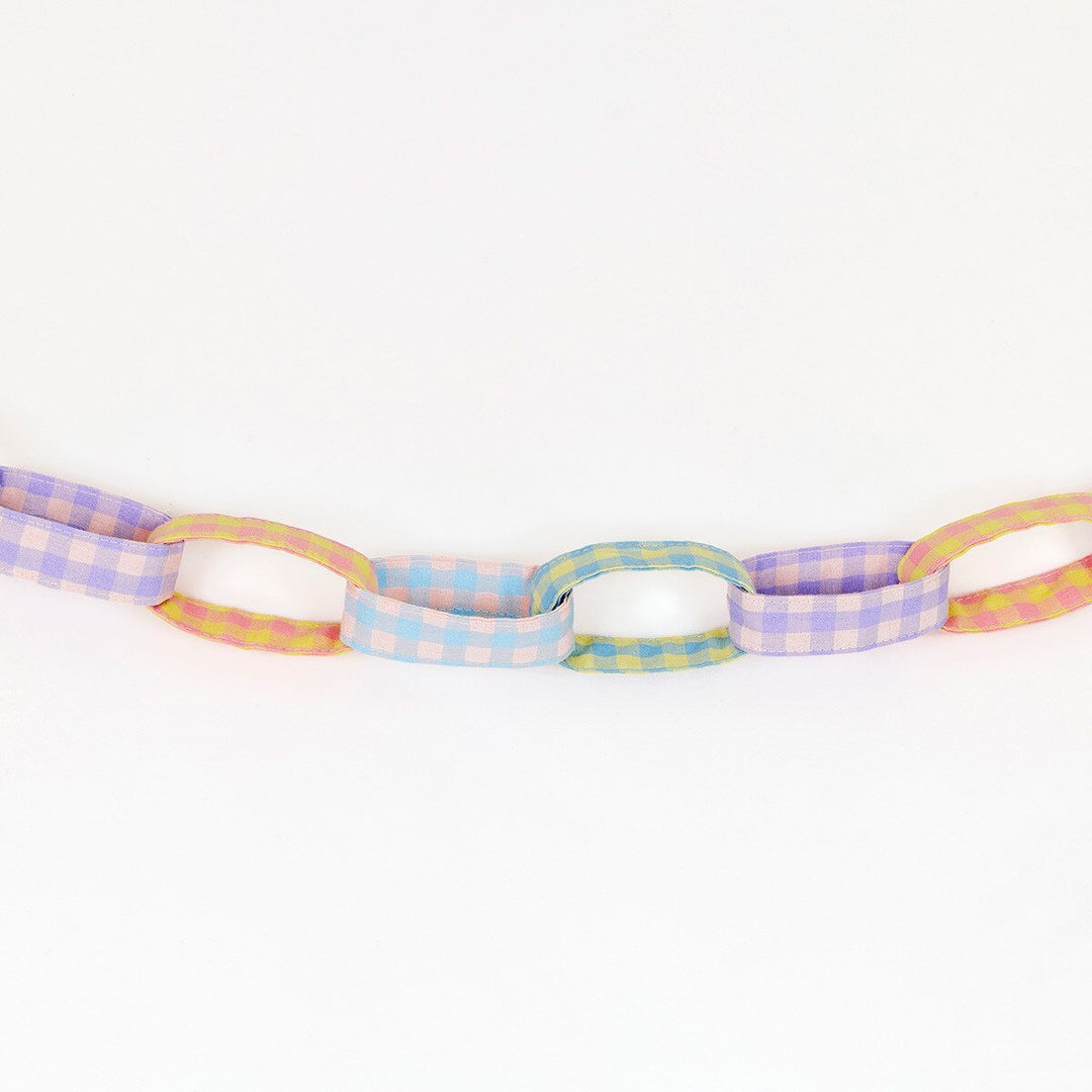 Gingham Spring Chain Garland