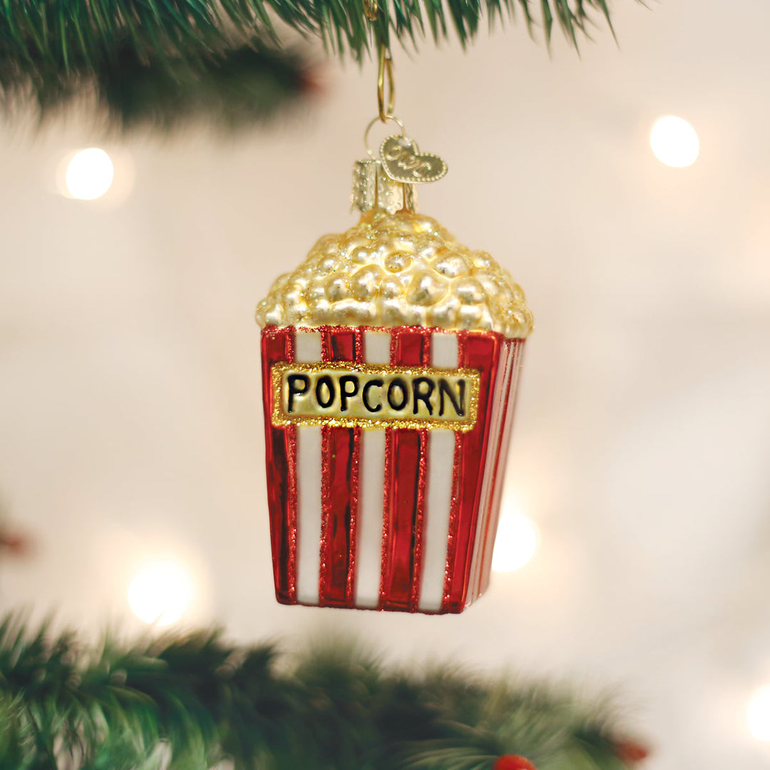 Popcorn Ornament Old World Christmas 3.25 X 2 X 1.25 / 32074 Popcorn Ornament Bonjour Fete - Party Supplies