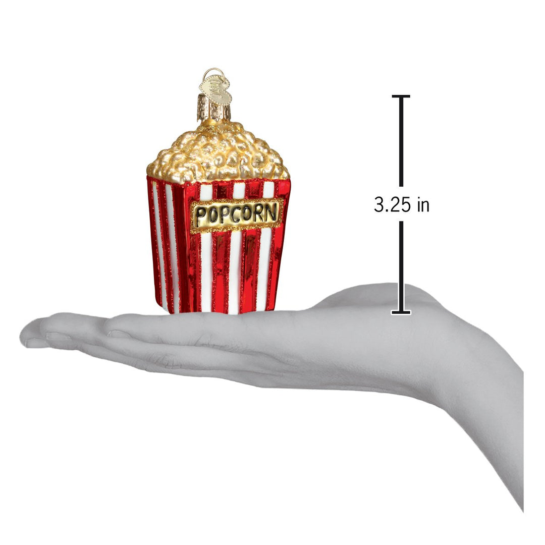 Popcorn Ornament Old World Christmas 3.25 X 2 X 1.25 / 32074 Popcorn Ornament Bonjour Fete - Party Supplies