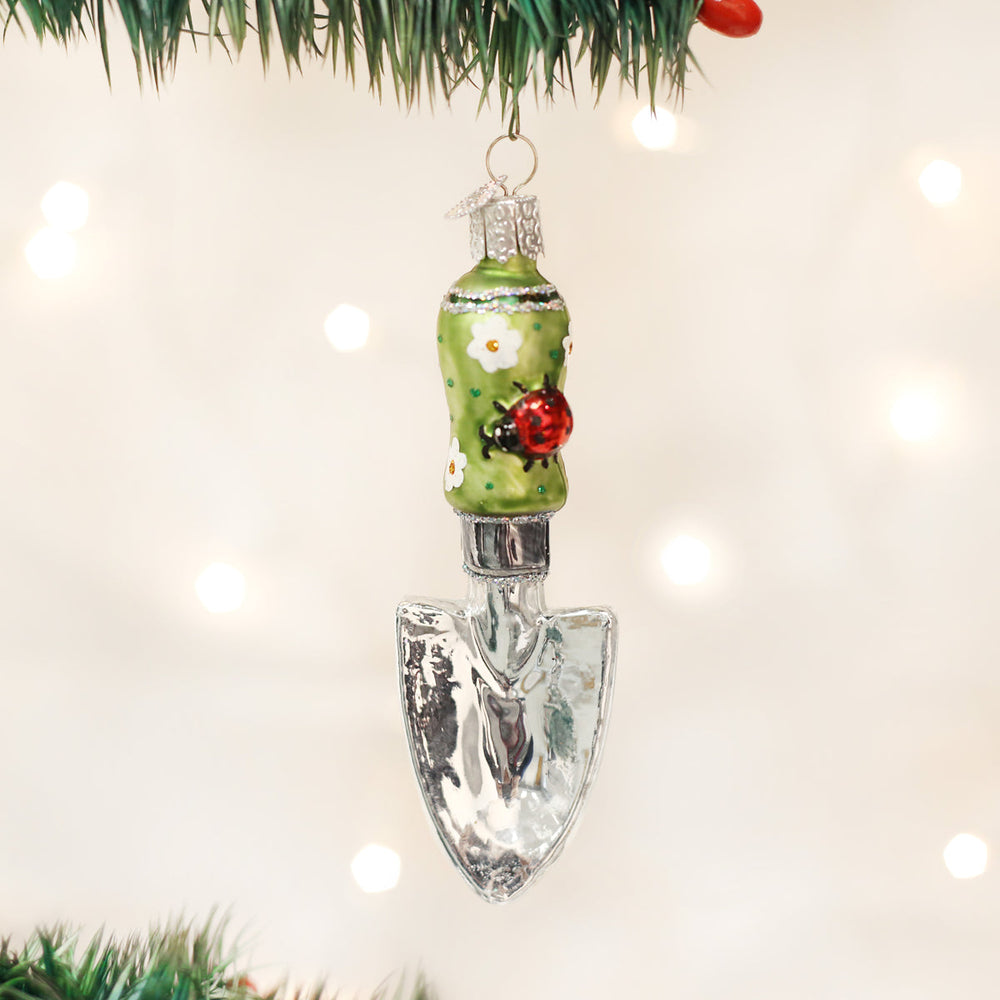 Garden Trowel Ornament Old World Christmas 4.75 X 1.5 X 0.75 / 32134 Garden Trowel Ornament Bonjour Fete - Party Supplies