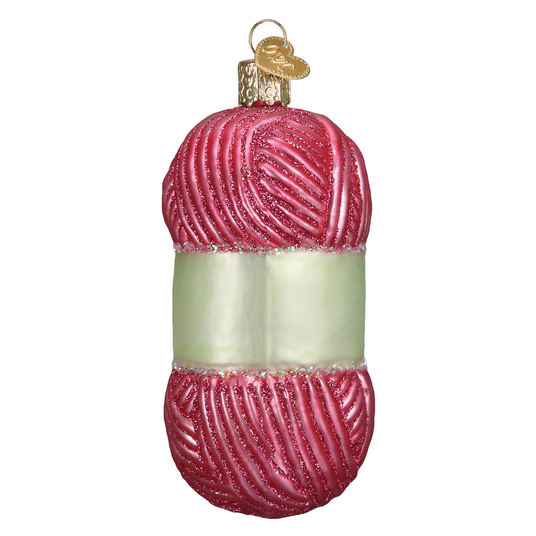 Knitting Yarn Ornament Old World Christmas 3.75 X 1.75 X 1.75 / 32255 Knitting Yarn Ornament Bonjour Fete - Party Supplies