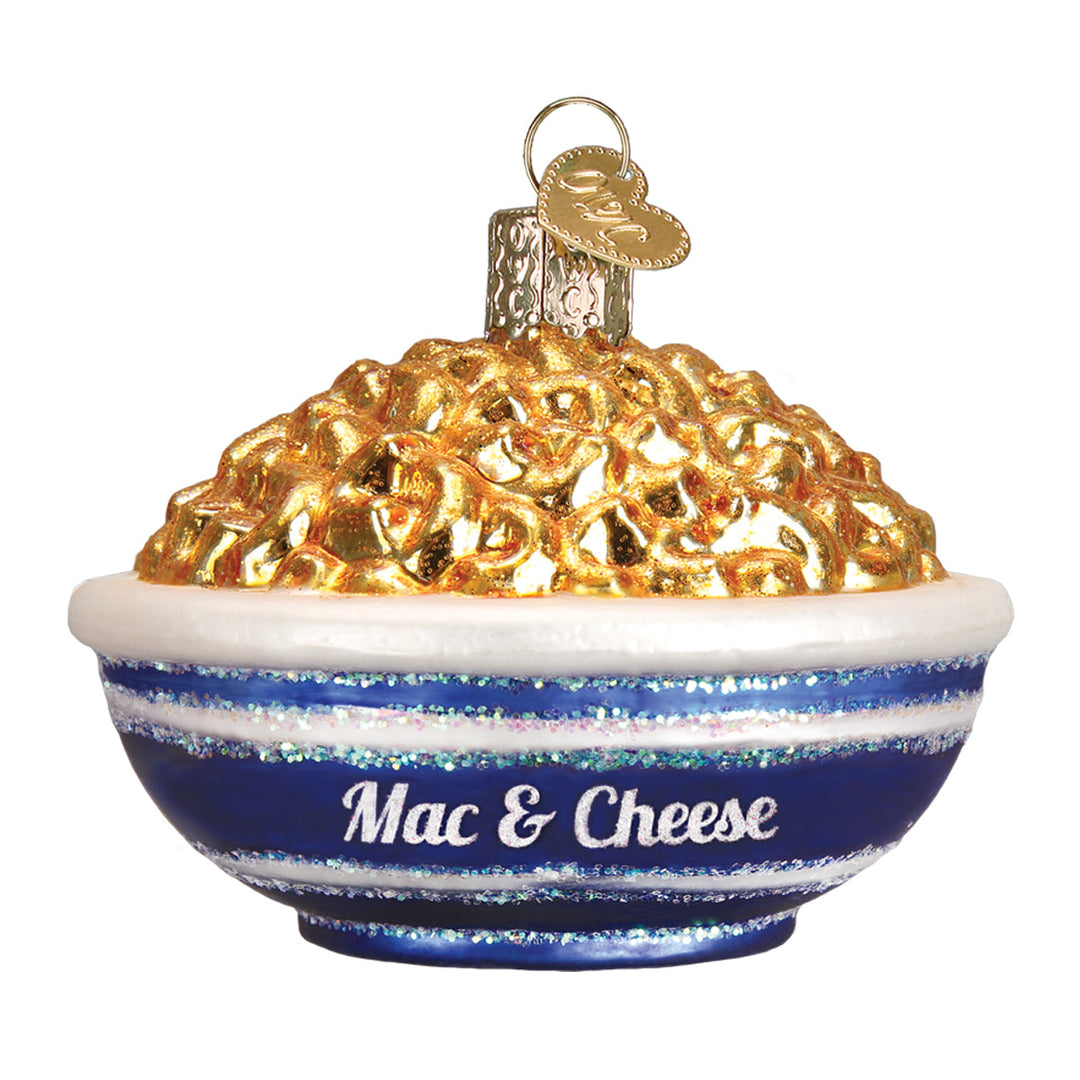 Bowl Of Mac & Cheese Old World Christmas 2.25 X 3 X 3 / 32258 Bowl Of Mac & Cheese Bonjour Fete - Party Supplies